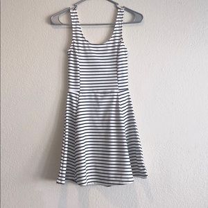 Striped skater dress